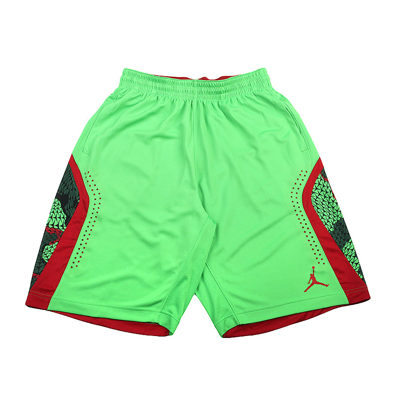 мужские салатовые шорты Jordan Flight Print/Perf Short 688529-360 - цена, описание, фото 1